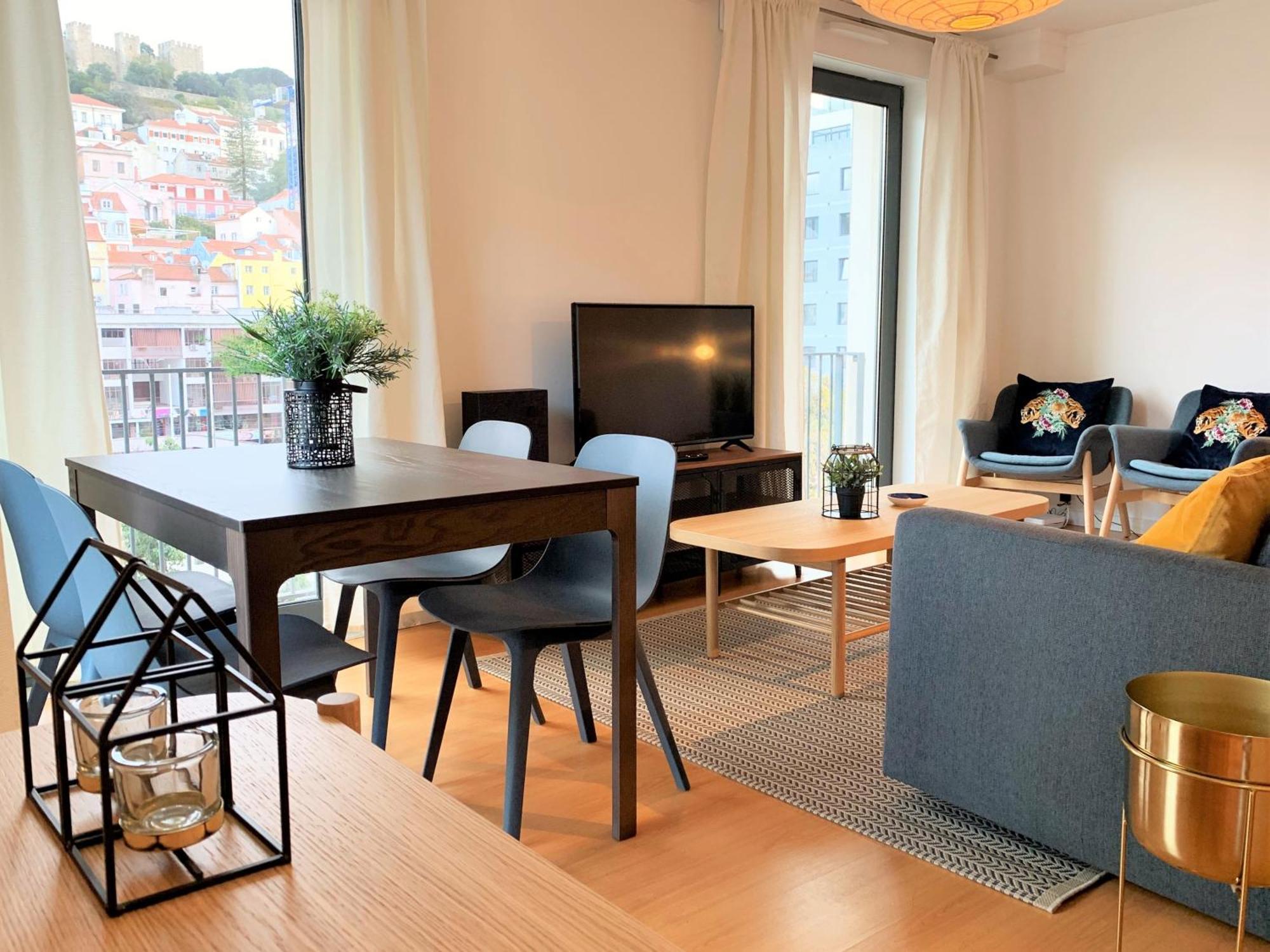 Mm3 Baixa Rossio Castle View! Apartment Lisboa Ngoại thất bức ảnh